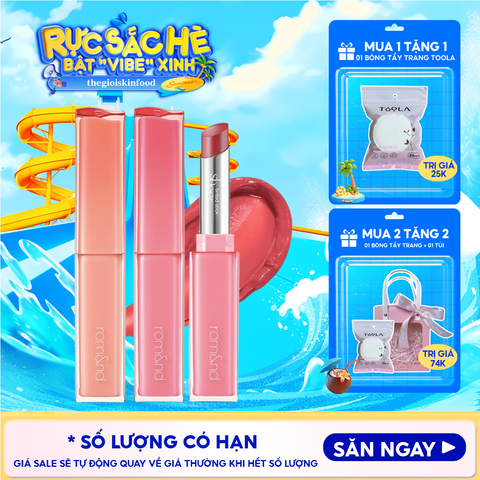 Son Thỏi Bóng Căng Mọng, Mềm Môi Romand Sheer Tinted Stick 2g
