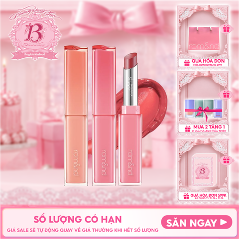 Son Thỏi Bóng Căng Mọng, Mềm Môi Romand Sheer Tinted Stick 2g