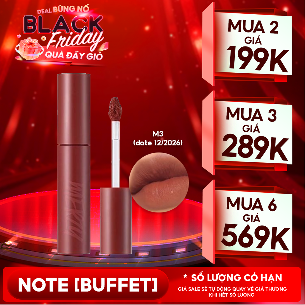[Màu 1-6] Son Kem Lì Merzy Siêu Mịn Môi Bite The Beat Mellow Tint 4g