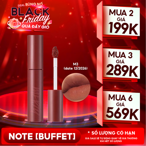  [Màu 1-6] Son Kem Lì Merzy Siêu Mịn Môi Bite The Beat Mellow Tint 4g 