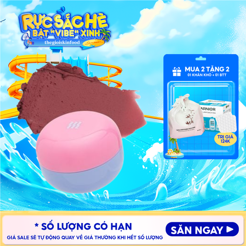 Son Kem Bùn Merzy Kiêm Má Hồng Mờ Lì, Mịn Mượt Như Bơ Dạng Hũ Blurry Lip Mousse 6g