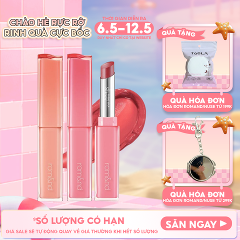 Son Thỏi Bóng Căng Mọng, Mềm Môi Romand Sheer Tinted Stick 2g