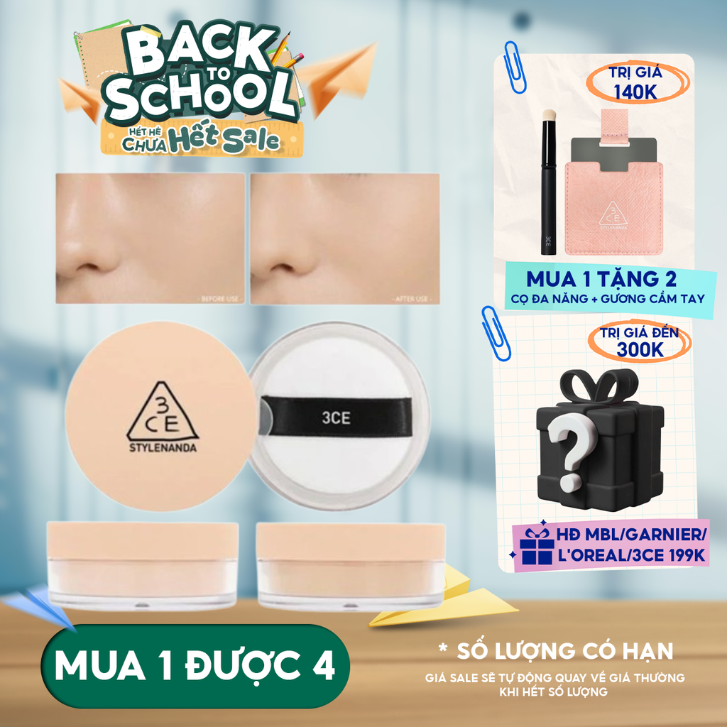 Phấn Phủ Dạng Bột Bền Màu 3CE Loose Powder 8.5g