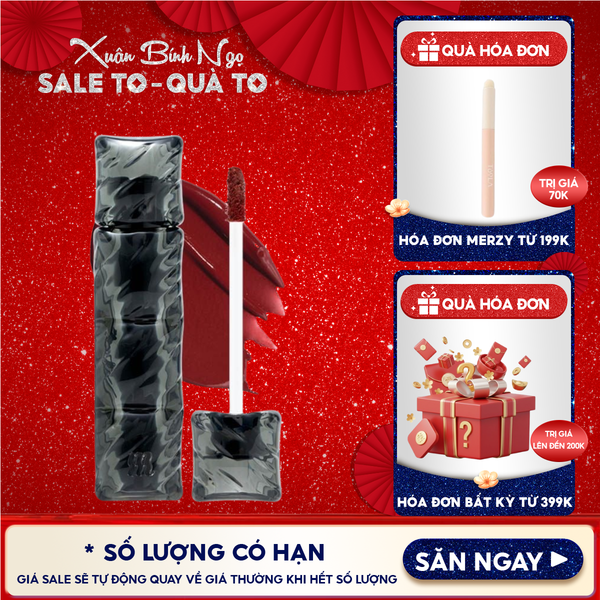  [NEW][V6 PUFFER][SON PHAO] Son Kem Lì Merzy Bền Màu, Lâu Trôi Puffer Velvet Tint 3.7g 