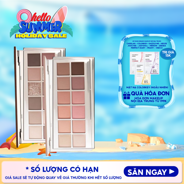  Bảng Phấn Mắt 12 Ô Joocyee 12 Shades Eyeshadow Palette 14g 