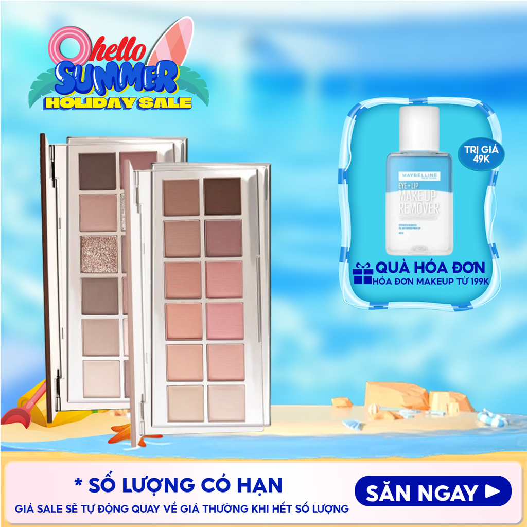 Bảng Phấn Mắt 12 Ô Joocyee 12 Shades Eyeshadow Palette 14g