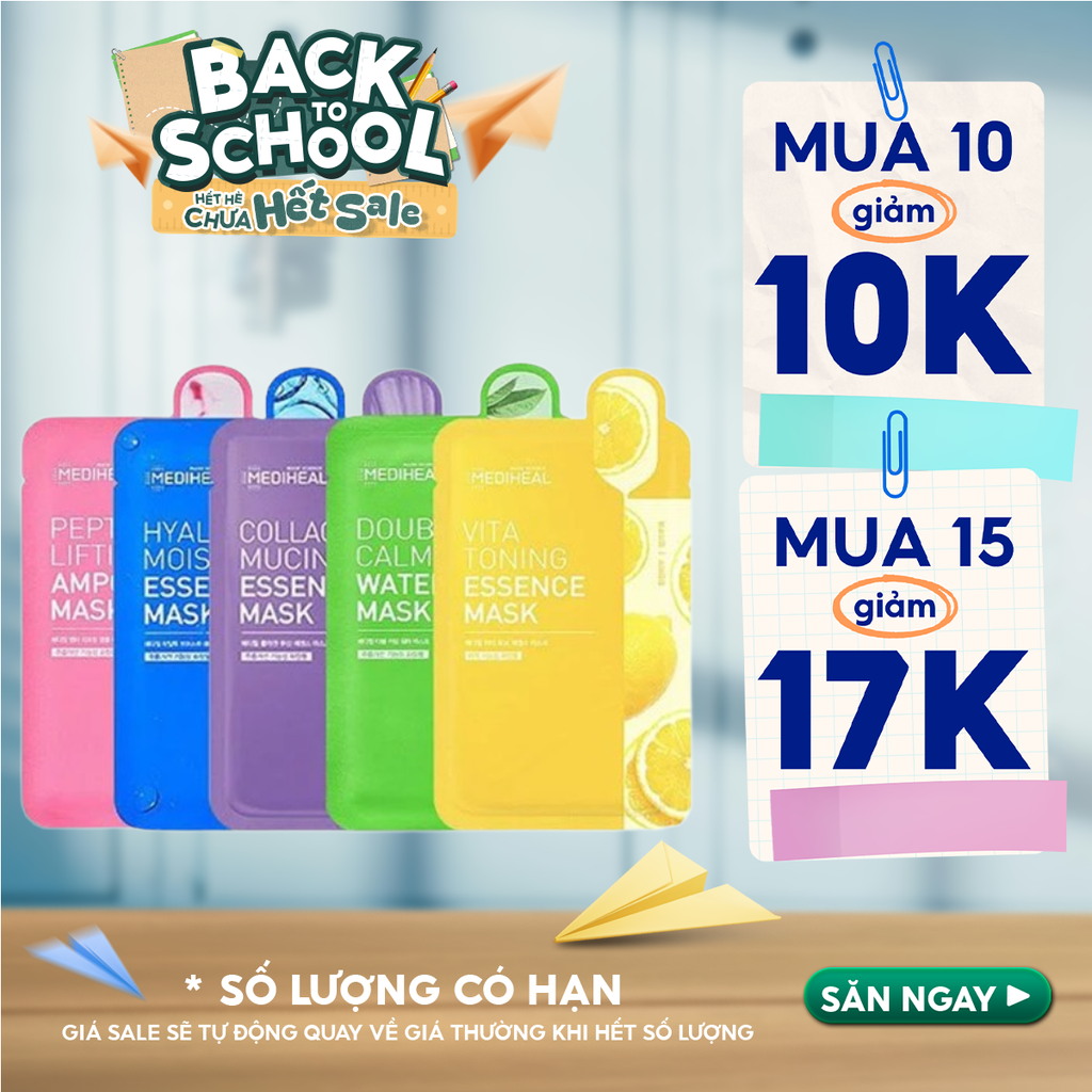 Mặt Nạ Mediheal Cấp Ẩm, Dưỡng Sáng Da Mask 20ml