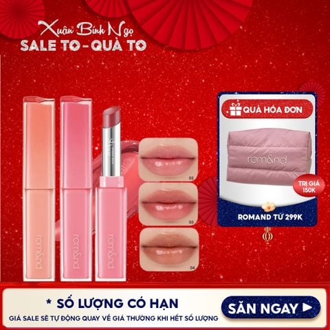 Son Thỏi Bóng Căng Mọng, Mềm Môi Romand Sheer Tinted Stick 2g