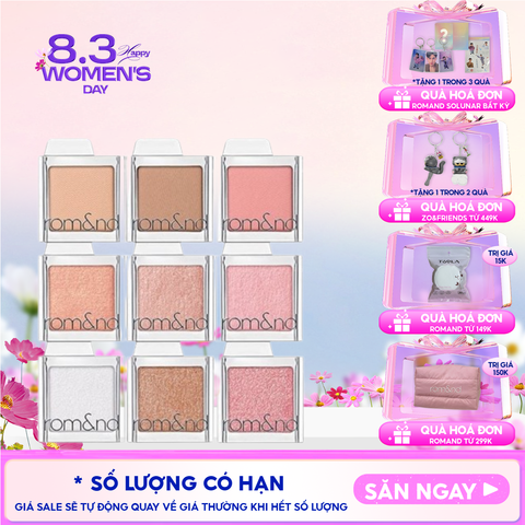 Phấn Mắt Romand Bền Màu, Đa Dạng Slide In Single 1.8g