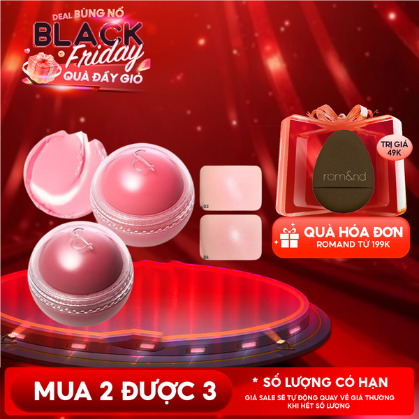  Má Hồng Kem Romand Dạng Lăn, Căng Bóng Juicy Roll Cheek 8.4g 