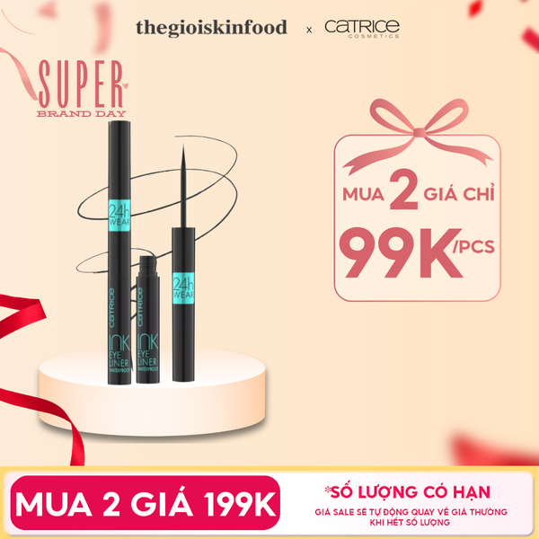  Kẻ Mắt Dạng Gel Bền Màu, Chống Nước Catrice Ink Eyeliner Waterproof 010 