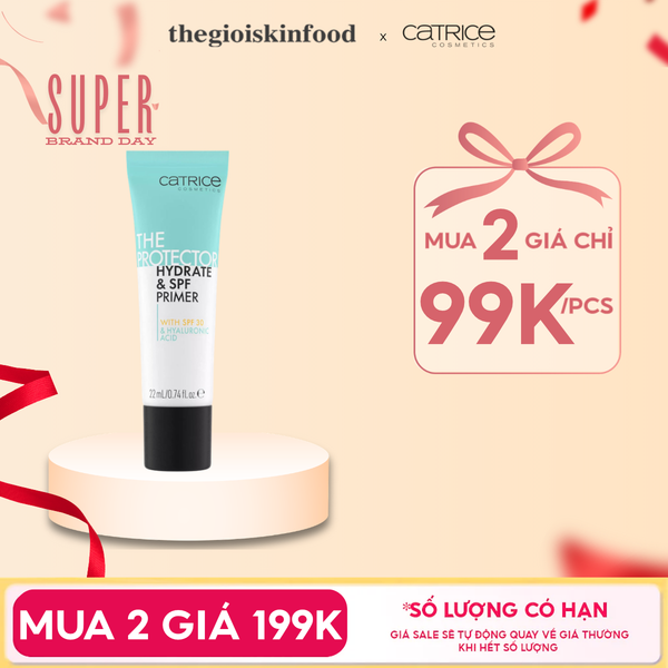  Kem Lót Dưỡng Ẩm Và Chống Nắng Bảo Vệ Da Catrice The Protector Hydrate & SPF Primer 