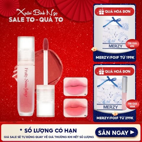 Son Kem Lì Merzy Mịn Mượt Fruity Smudging Velvet Tint 3.5g