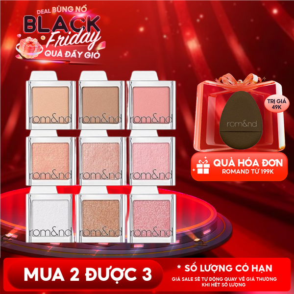  Phấn Mắt Romand Bền Màu, Đa Dạng Slide In Single 1.8g 