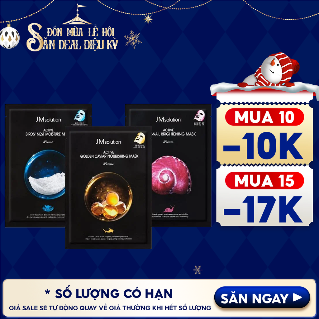 Mặt Nạ Miếng Dưỡng Da JMsolution Active Mask 30ml