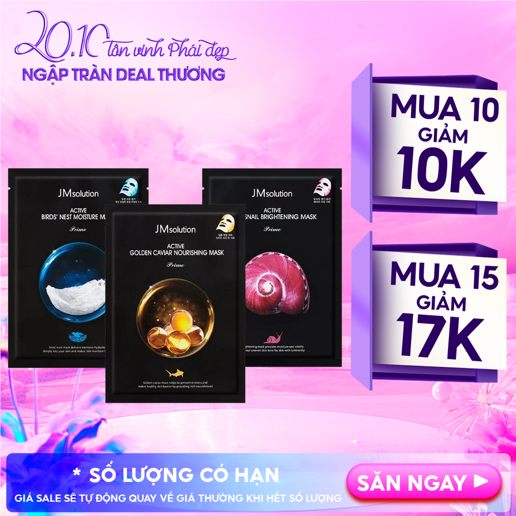 Mặt Nạ Miếng Dưỡng Da JMsolution Active Mask 30ml
