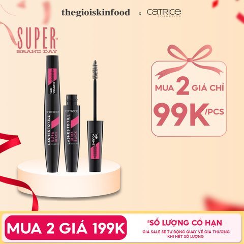 Mascara Catrice Lashes to Kill Ultra Black 020 10ml