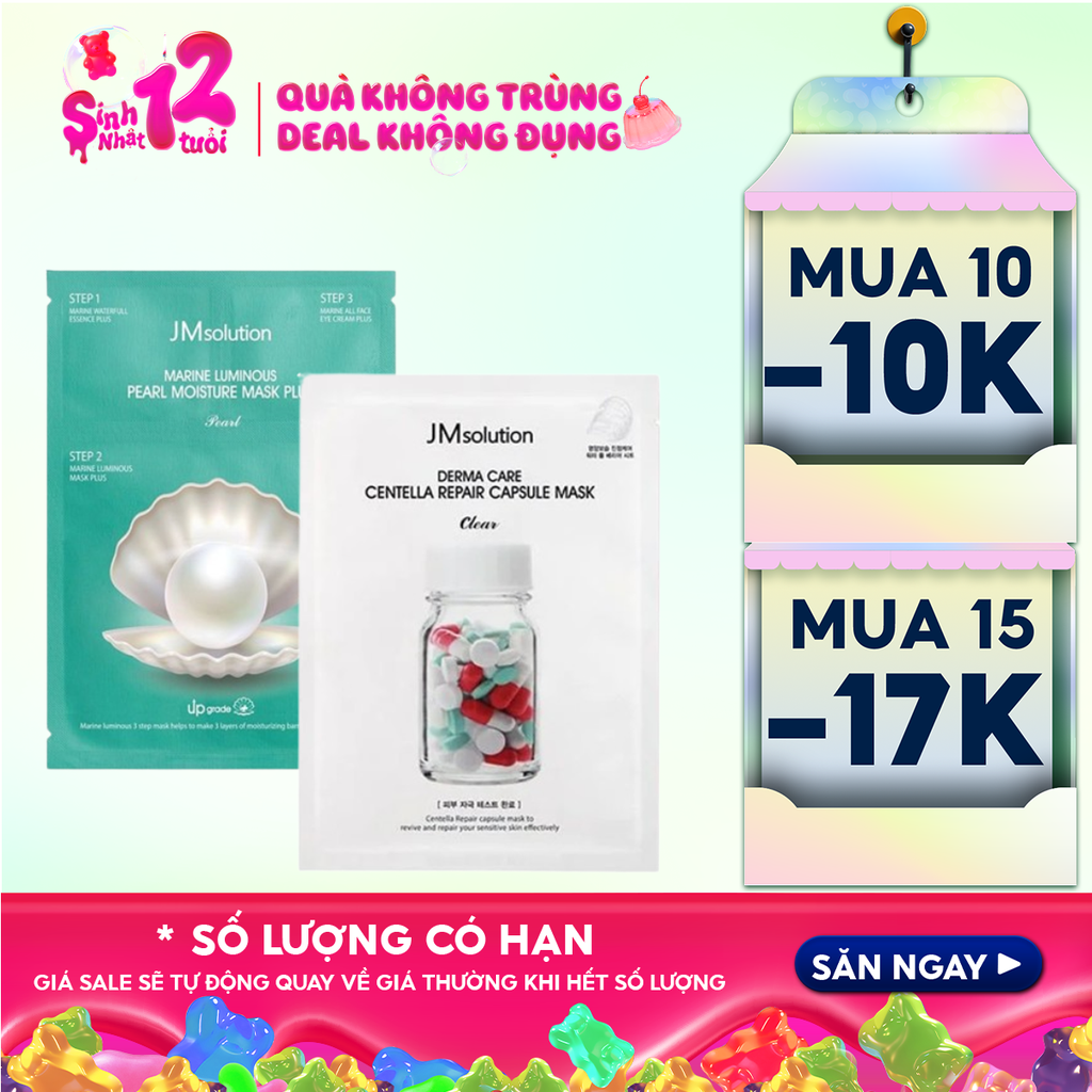 Mặt Nạ Giấy Chăm Sóc Da Jmsolution Mask