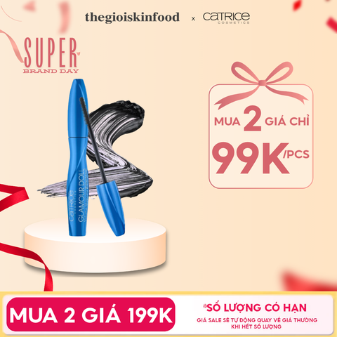 Mascara Chống Nước Catrice Glam&Doll Volume Mascara Waterproof