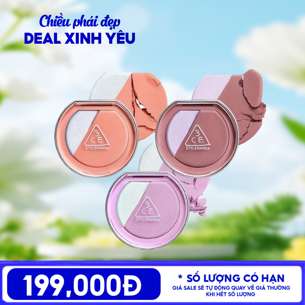  Phấn Má Hồng Bắt Sáng 3CE Blushlighter 9g 