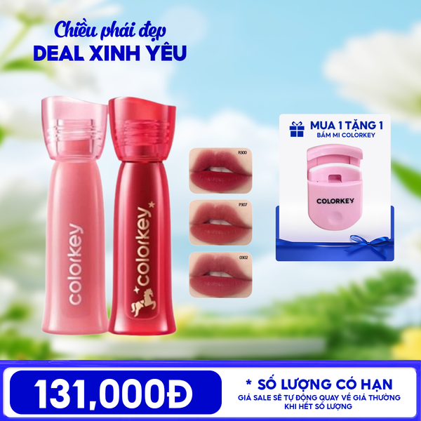  Son Kem Lì Colorkey Siêu Mịn Môi Soft Matte Water Tint 