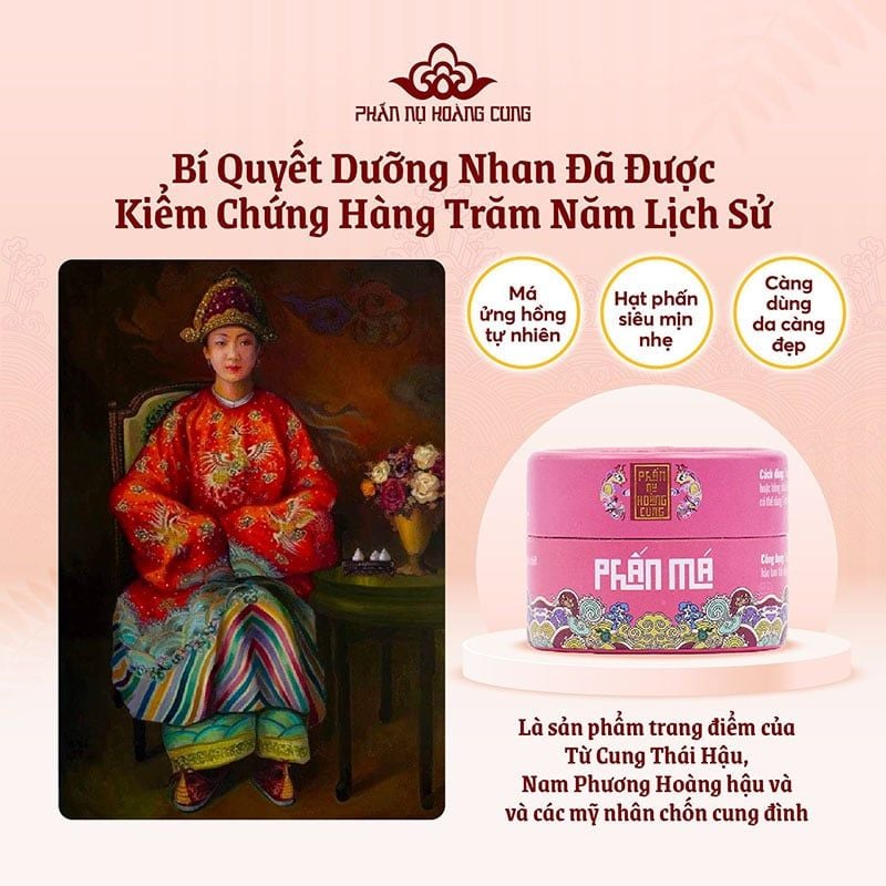 Phấn Má Hồng Dạng Nén Phấn Nụ Hoàng Cung 25g