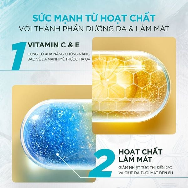  Kem Chống Nắng Garnier Tươi Mát Super UV Cooling Watergel Sunscreen SPF50+ PA++++ 30ml 