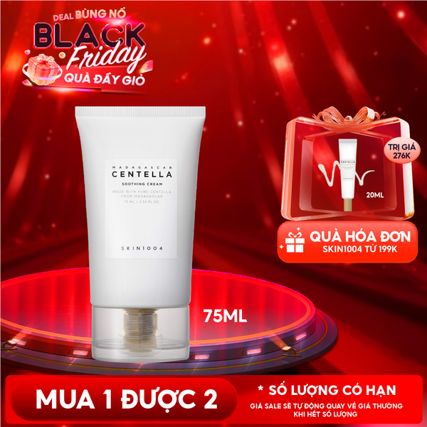  Kem Dưỡng Skin1004 Làm Dịu Da Chiết Xuất Rau Má Madagascar Centella Soothing Cream 75ml 