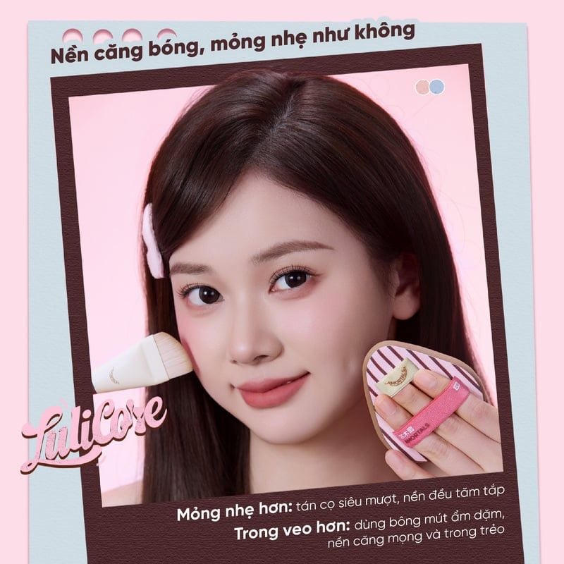 Bộ Cọ & Bông Mút Trang Điểm Amortals Ok Foundation Tool Set (6 Pcs/Set)