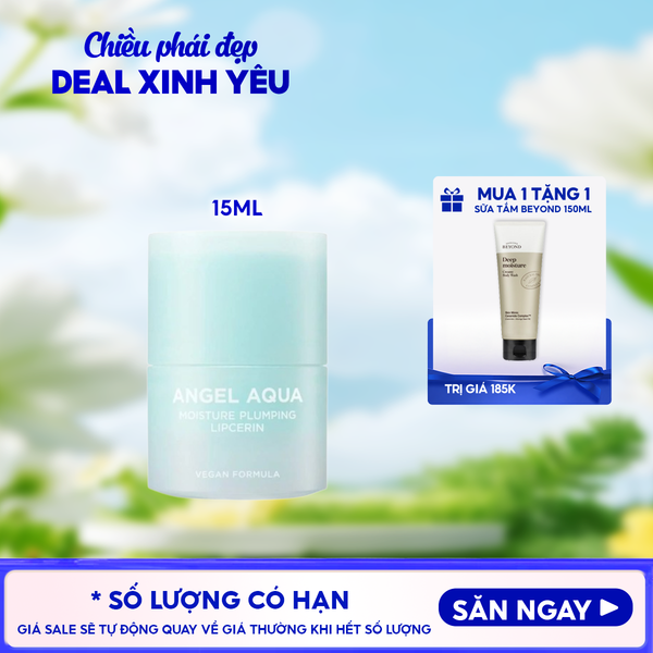  Son Dưỡng Môi Beyond Dạng Thỏi Vặn Angel Aqua Moisture Plumping Lipcerin 15ml 
