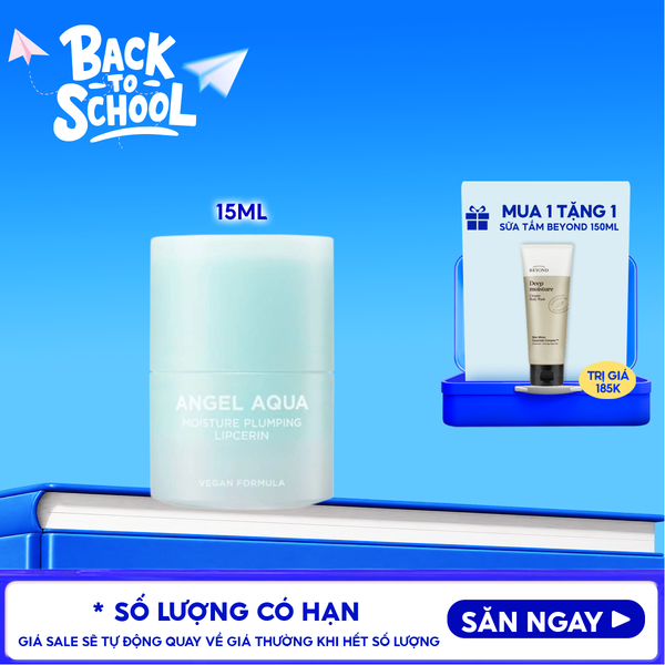  Son Dưỡng Môi Beyond Dạng Thỏi Vặn Angel Aqua Moisture Plumping Lipcerin 15ml 