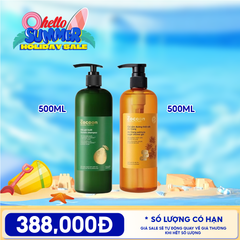 DẦU GỘI 500ML + GEL TẮM THỐT NỐT 500ML