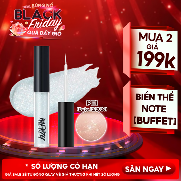  Gel Nhũ Mắt Merzy Xinh Lung Linh Windy Pop Eye Glitter 1.9g 