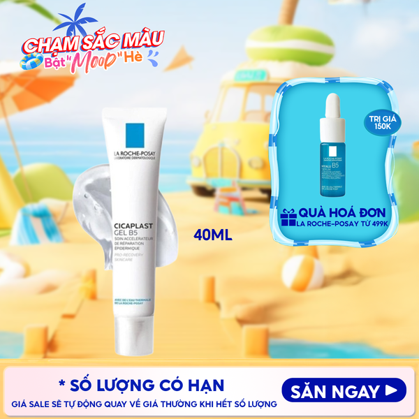  Kem Dưỡng La Roche-Posay Mờ Sẹo, Cải Thiện Da Cicaplast Gel B5 Epidermal Recovery Accelerator Skincare 