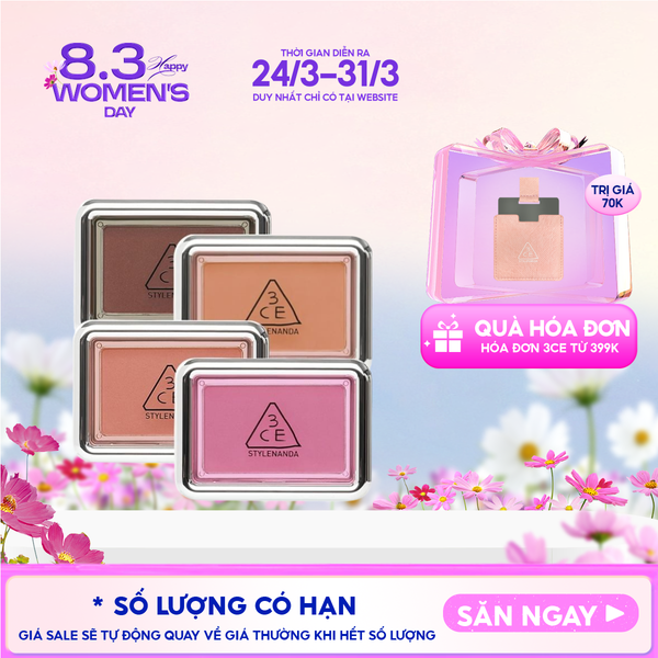 Phấn Má Hồng 3CE Bền Màu New Take Blusher 4.5g 
