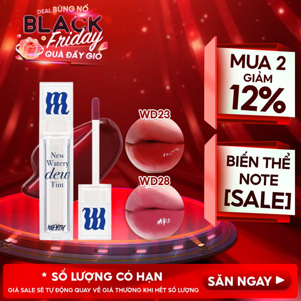  [New Dew] Son Tint Bóng Merzy Dạng Thạch, Bền Màu, Lâu Trôi Merzy New Watery Dew Tint 4g 