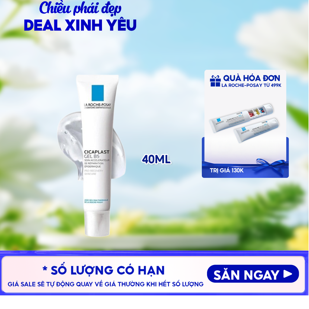 Kem Dưỡng La Roche-Posay Mờ Sẹo, Cải Thiện Da Cicaplast Gel B5 Epidermal Recovery Accelerator Skincare