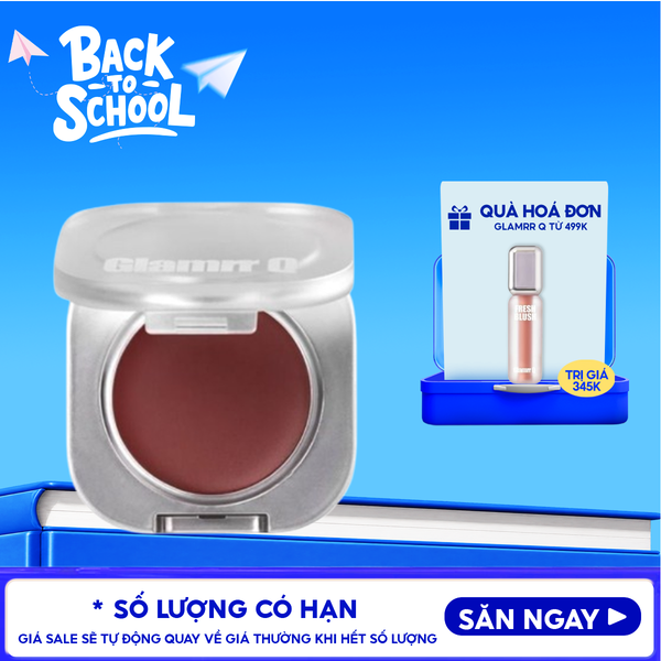  Má Hồng Kem & Son Môi Glamrr Q Mịn Lì, Bền Màu Mellow Touch Lip&Cheek Pot 1.8g 