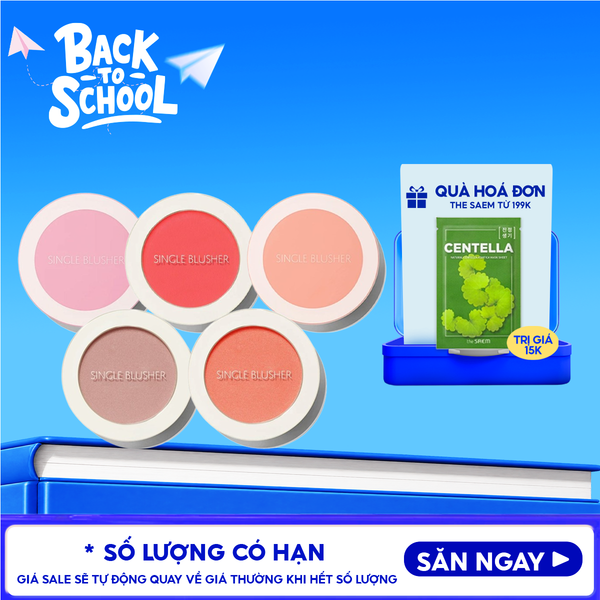 Phấn Má Hồng The Saem Hàn Quốc Xinh Xắn Saemmul Single Blusher 5g 