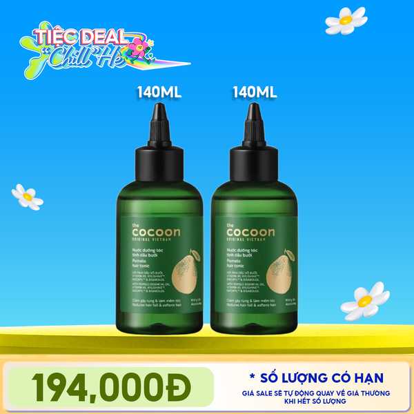  Nước Dưỡng Tóc Cocoon Hỗ Trợ Giảm Gãy Rụng Và Làm Mềm Tóc Tinh Dầu Bưởi Pomelo Hair Tonic 
