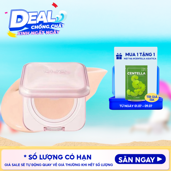  Phấn Nước Che Phủ Khuyết Điểm Tự Nhiên Clio Kill Cover Mesh Glow Essential Cushion SPF50+ PA++++ 