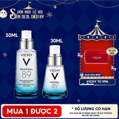 Serum Vichy Dưỡng Chất Khoáng Cô Đặc Vichy Mineral 89 Skin Fortifying Daily Booster