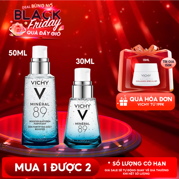  Serum Vichy Dưỡng Chất Khoáng Cô Đặc Vichy Mineral 89 Skin Fortifying Daily Booster 