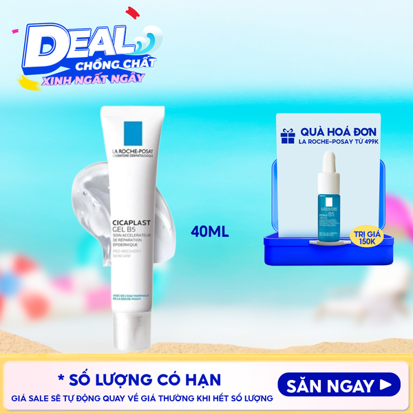  Kem Dưỡng La Roche-Posay Mờ Sẹo, Cải Thiện Da Cicaplast Gel B5 Epidermal Recovery Accelerator Skincare 