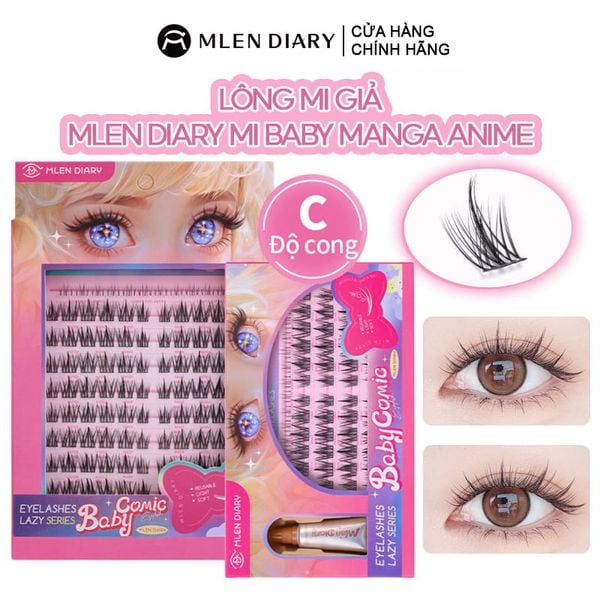  Lông Mi Giả Dạng Cụm Mlen Diary Mi Baby Manga Anime 