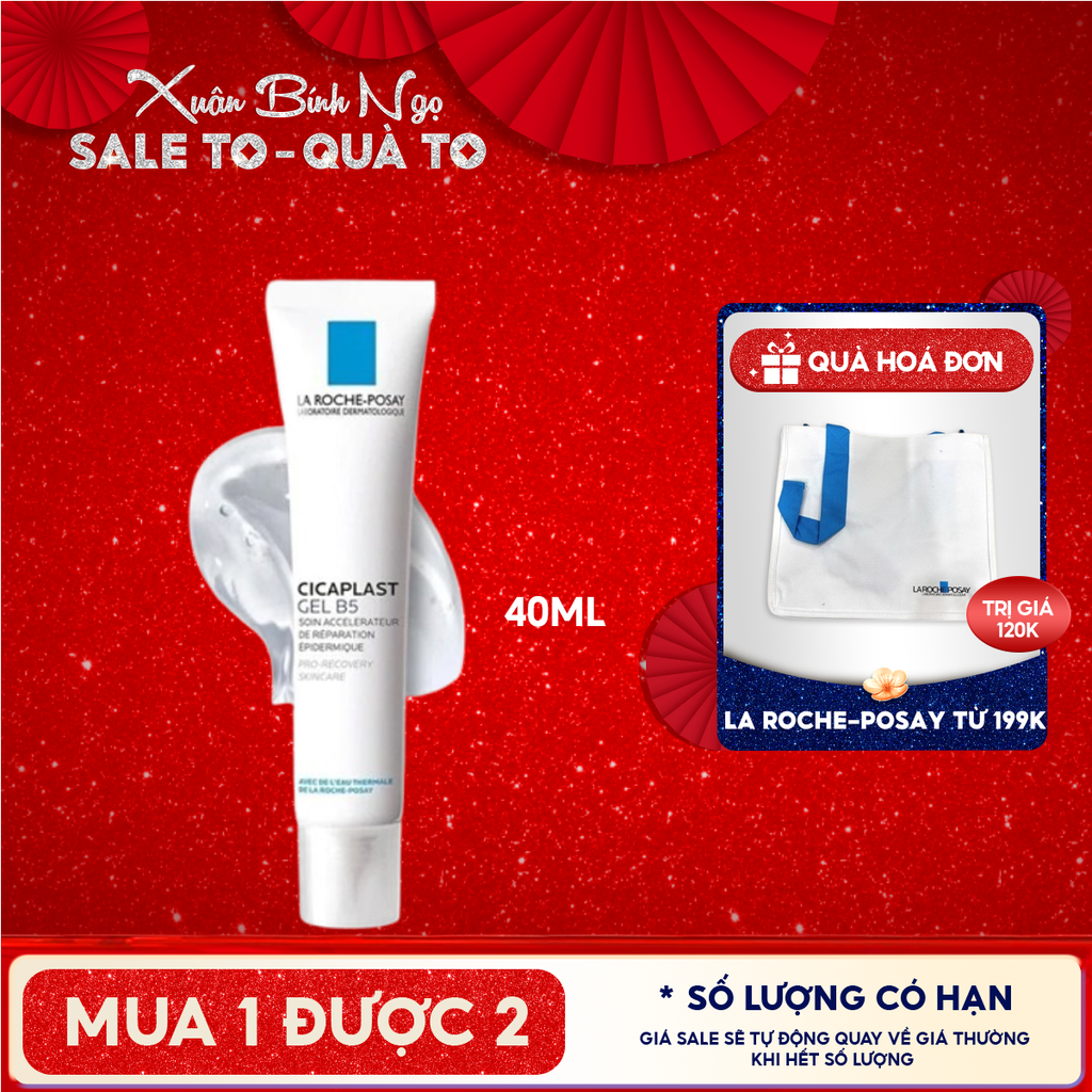 Kem Dưỡng La Roche-Posay Mờ Sẹo, Cải Thiện Da Cicaplast Gel B5 Epidermal Recovery Accelerator Skincare