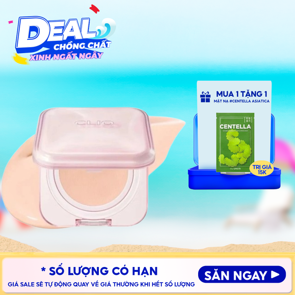  Phấn Nước Che Phủ Khuyết Điểm Tự Nhiên Clio Kill Cover Mesh Glow Essential Cushion SPF50+ PA++++ 