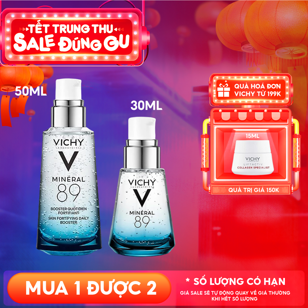Serum Vichy Dưỡng Chất Khoáng Cô Đặc Vichy Mineral 89 Skin Fortifying Daily Booster