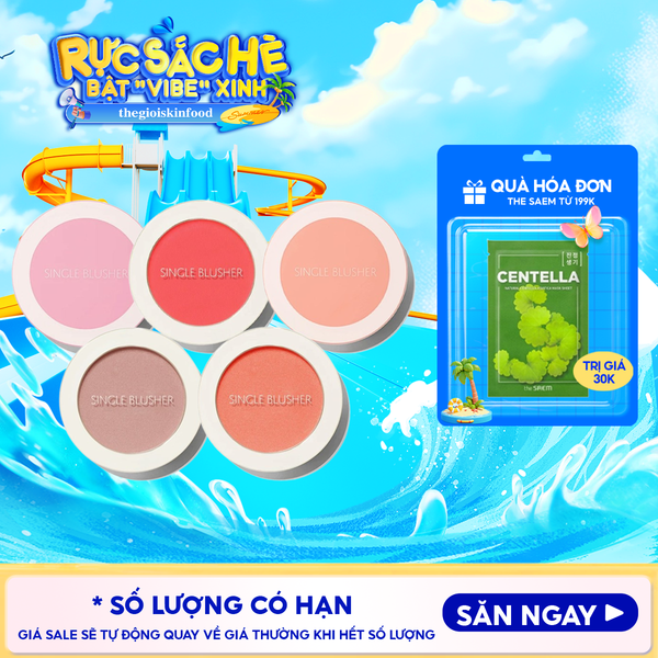  Phấn Má Hồng The Saem Hàn Quốc Xinh Xắn Saemmul Single Blusher 5g 