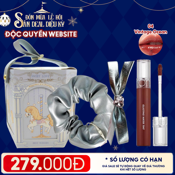  Túi Quà Giáng Sinh: Son Romand + Kẹp Tóc Ngẫu Nhiên + Cột Tóc Ngẫu Nhiên + Túi Quà Tặng 